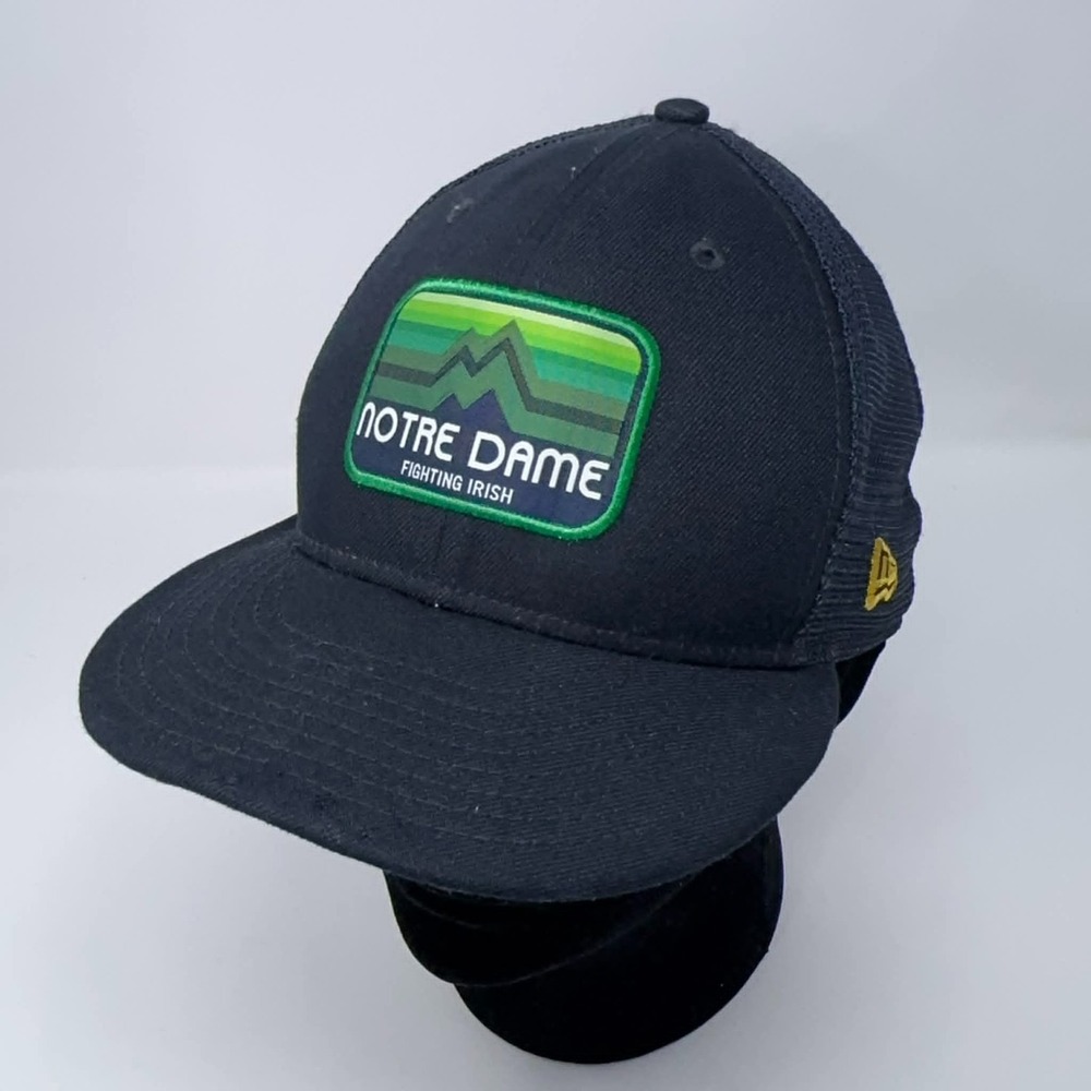 9FIFTY New Era Notre Dame Fighting Irish‎ Trucker Snapback Adjustable Hat Patch